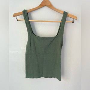 Women’s Free People Intimately Cropped Ribbed Tank Top, Medium/Large